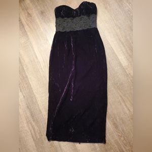Vintage rampage strapless  dress size 9